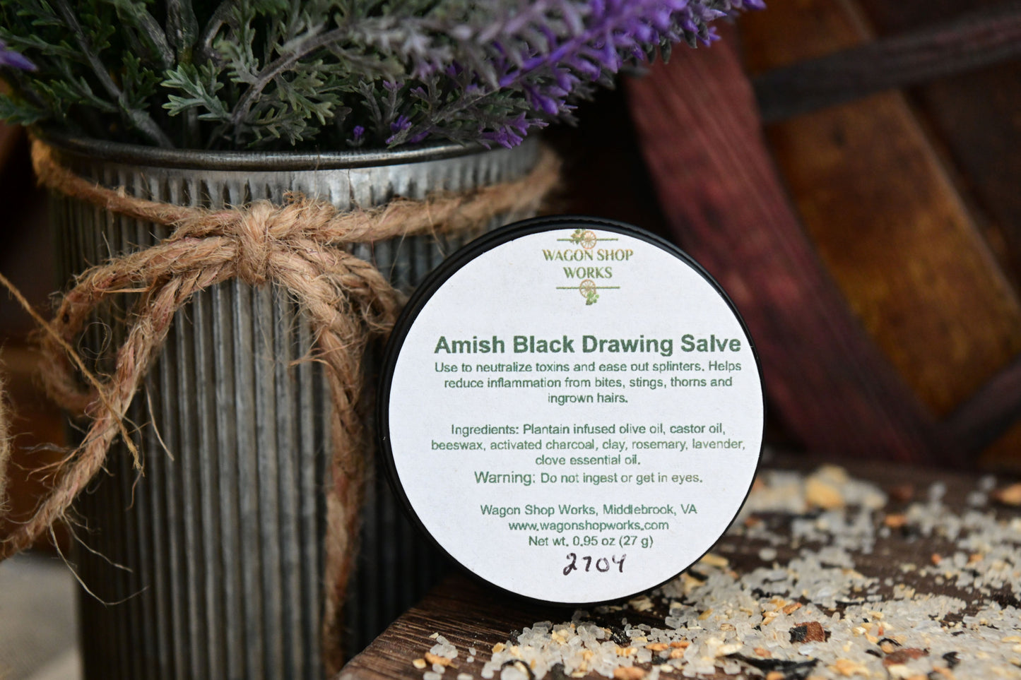 Amish Black Drawing Salve